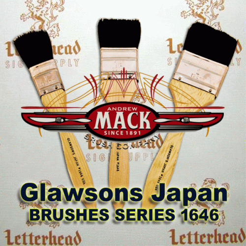 Japan Color-Brush Glawson series 1646 Full Set Japan Color-Brush Glawson series 1646 Full Set
