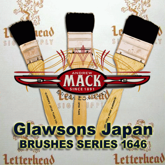 Japan Color-Brush Glawson series 1646 Full Set