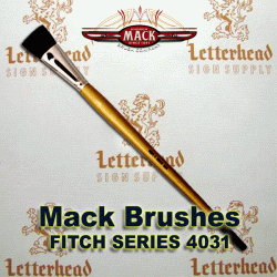 Fitch lettering Brush Square soft Sable hair Series-4031 size 1" Fitch lettering Brush Square soft Sable hair Series-4031 size 1"