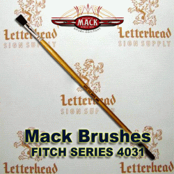 Fitch lettering Brush Square soft Sable hair Series-4031 size 1/4"
