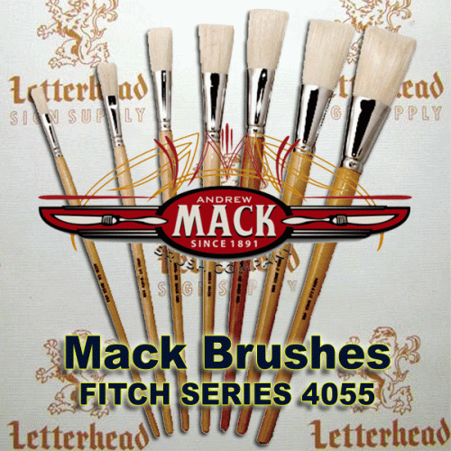 Fitch Lettering Brush Full Set Master Stroke Series-4055 Fitch Lettering Brush Full Set Master Stroke Series-4055