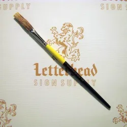 Flat Lettering Brush Grey Stroke series-1932 size 3/8"