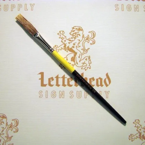 Flat Lettering Brush Grey Stroke series-1932 size 3/8" Flat Lettering Brush Grey Stroke series-1932 size 3/8"