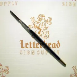 Flat Lettering Brush "Soft Stroke" Brown series-1992 size 1/4" Flat Lettering Brush "Soft Stroke" Brown series-1992 size 1/4"