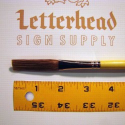 Flat Lettering Brush Grey Stroke series-1932 size 1/2" Flat Lettering Brush Grey Stroke series-1932 size 1/2"