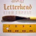 Flat Lettering Brush Grey Stroke series-1932 size 3/4"