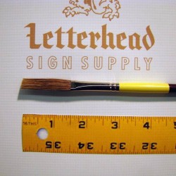 Flat Lettering Brush Grey Stroke series-1932 size 3/8" Flat Lettering Brush Grey Stroke series-1932 size 3/8"