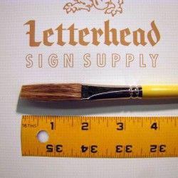 Flat Lettering Brush Grey Stroke series-1932 size 5/8" Flat Lettering Brush Grey Stroke series-1932 size 5/8"