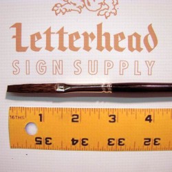 Flat Lettering Brush "Soft Stroke" Brown series-1992 size 1/4" Flat Lettering Brush "Soft Stroke" Brown series-1992 size 1/4"