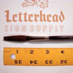 Flat Lettering Brush "Soft Stroke" Brown series-1992 size 3/8" Flat Lettering Brush "Soft Stroke" Brown series-1992 size 3/8"