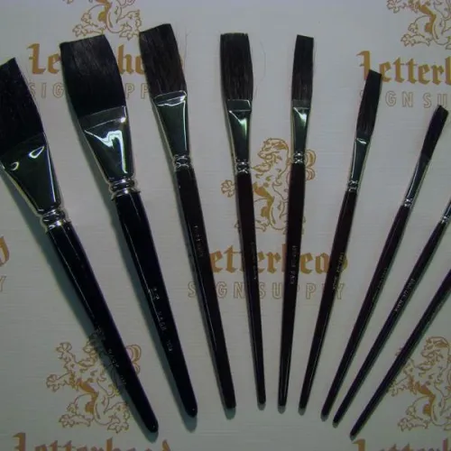 mack brush flat lettering brushes jet stroke series-1962 full set mack brush flat lettering brushes jet stroke series-1962 full set