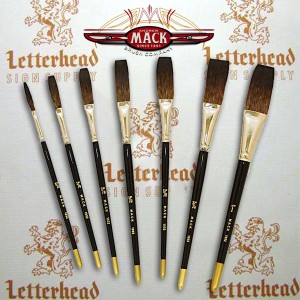 Flat Lettering Brushes Flat Lettering Brushes