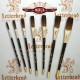 Flat Lettering Brushes
