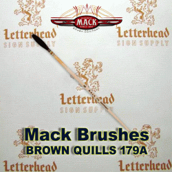 Lettering Quill brush brown series 179 size 6