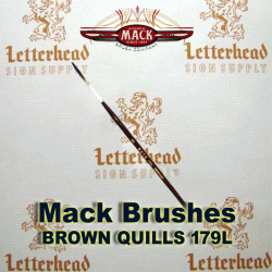 Lettering Quill Brown Squirrel Size 1 Series 179L Lettering Quill Brown Squirrel Size 1 Series 179L
