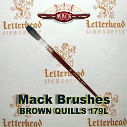 Lettering Quill Brown Squirrel size 20 series 179L