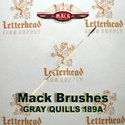Lettering Quill brush grey series 189 size 0 Lettering Quill brush grey series 189 size 0