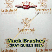 Lettering Quill brush grey series 189 size 1 Lettering Quill brush grey series 189 size 1