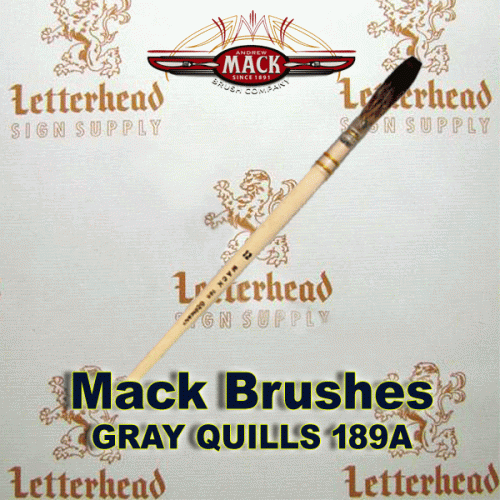 Lettering Quill brush grey series 189 size 12 Lettering Quill brush grey series 189 size 12