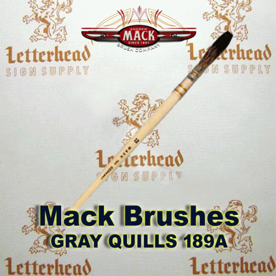 Lettering Quill brush grey series 189 size 12
