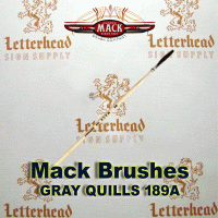 Lettering Quill brush grey series 189 size 2 Lettering Quill brush grey series 189 size 2