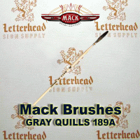 Lettering Quill brush grey series 189 size 3