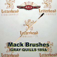 Lettering Quill brush grey series 189 size 4