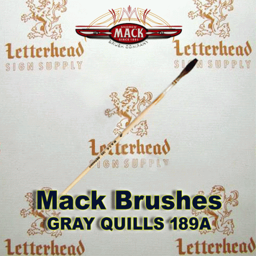 Lettering Quill brush grey series 189 size 4