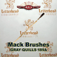 Lettering Quill brush grey series 189 size 5