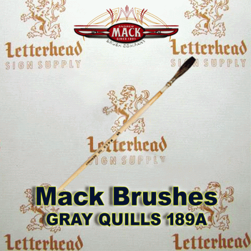 Lettering Quill brush grey series 189 size 5