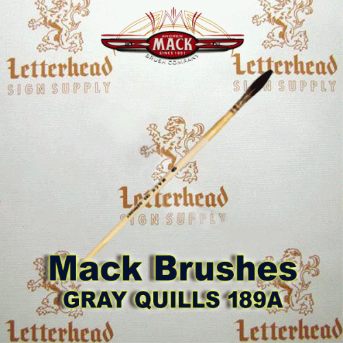 Lettering Quill brush grey series 189 size 6