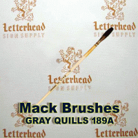 Lettering Quill brush grey series 189 size 7 Lettering Quill brush grey series 189 size 7