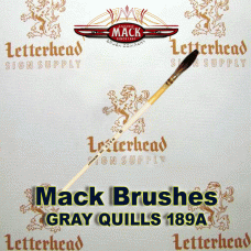 Lettering Quill brush grey series 189 size 8