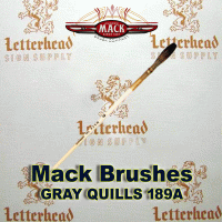 Lettering Quill brush grey series 189 size 9 Lettering Quill brush grey series 189 size 9