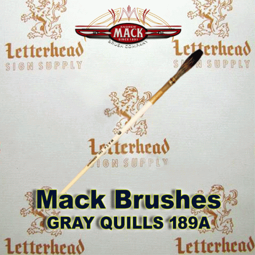 Lettering Quill brush grey series 189 size 9