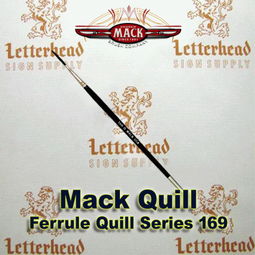 Ferrule Quill Lettering Brush Series-169 size 0