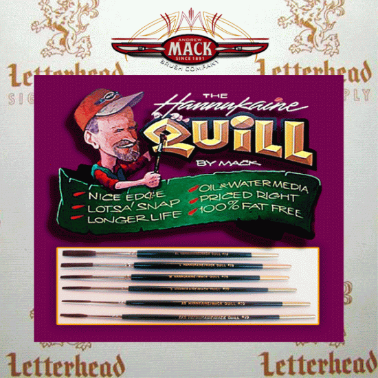 Quill lettering Brushes Mixed Hair Series 79 size 10 XL