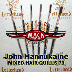 Quill lettering Brushes Mixed Hair Series 79