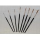 Series 818 Red Sable Lettering Brush Mack