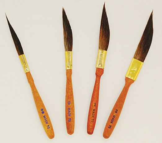 Aqua-Oil Sword Pinstriping Brushes series 70