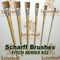 Fitches Long Lettering Brushes Scharff Brush Series 822