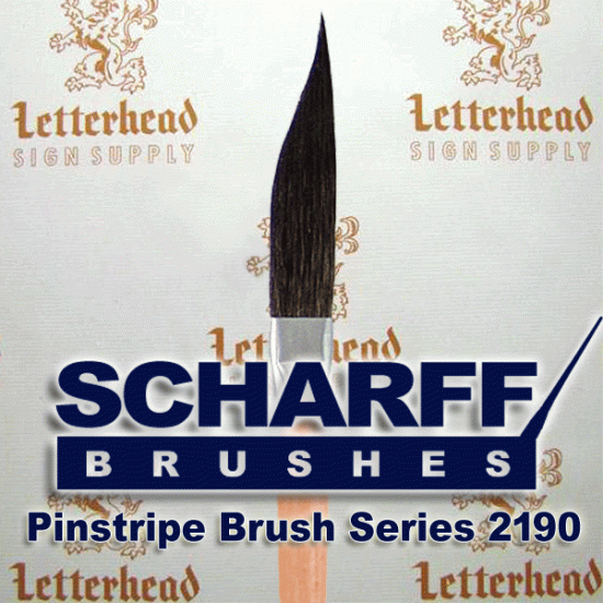 Scharff Sword Pinstriping Brush series 2190 Full Set