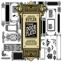 Butler Door Plates Clip-Art 