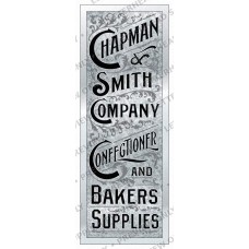 Chapman & Smith Company Confectioner Sign