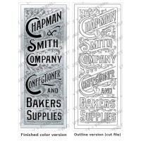 Chapman & Smith Company — Vintage Confectioner Sign Artwork