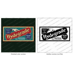 Hydegrade Taffeta Petticoats — Vintage Trade Sign Artwork Hydegrade Taffeta Petticoats — Vintage Trade Sign Artwork