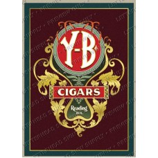 Y-B Cigars Reading PA Label Y-B Cigars Reading PA Label