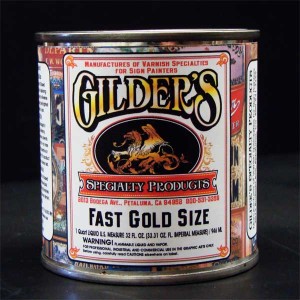 gold leaf size