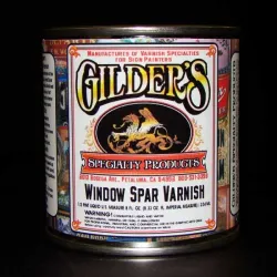 Gilders Window Spar Varnish Clear Coat-half pint Gilders Window Spar Varnish Clear Coat-half pint