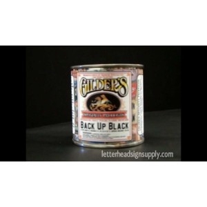 Gilders Back Up Black for Glass Gilding Gold Leaf Paint